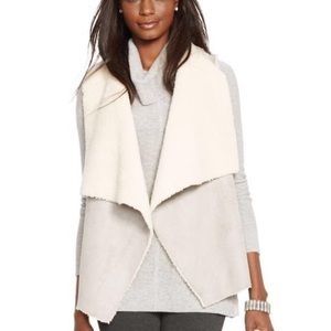 ✨Ralph Lauren shearling/suede Vest-GREAT condition